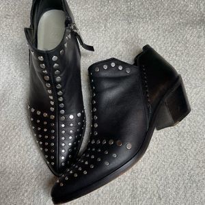 Loka Studded Leather Bootie